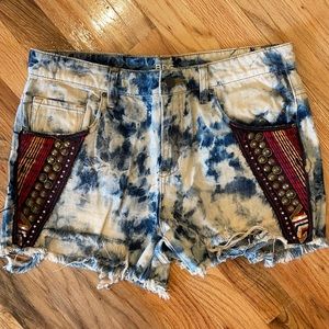 BDG Embellished Jean Shorts